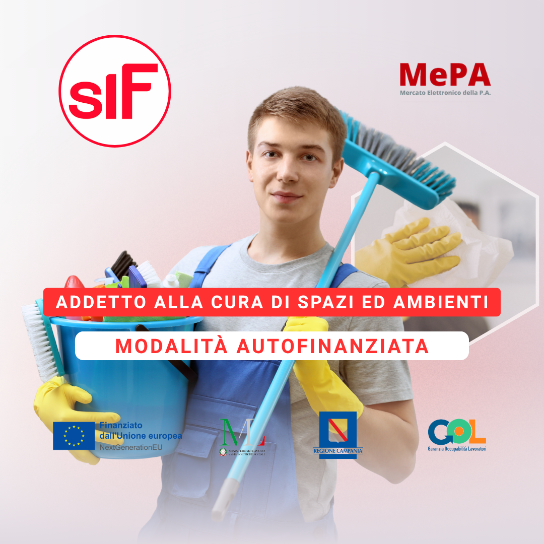 Corso Addetto alla cura di spazi ed ambienti